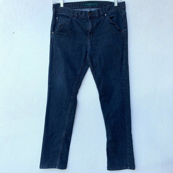 Perry Ellis Men Jeans Size 34 x 30 Dark Wash‎ Blue - Picture 1 of 8